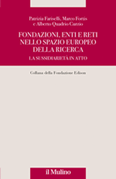 Cover Fondazioni, enti e reti nello spazio europeo della ricerca