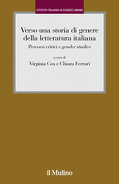 Cover Verso una storia di genere della letteratura italiana