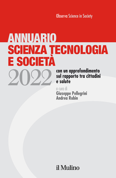 Copertina Annuario Scienza Tecnologia e società. 2022