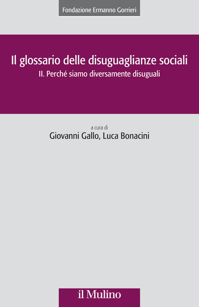 Cover Glossario delle disuguaglianze sociali